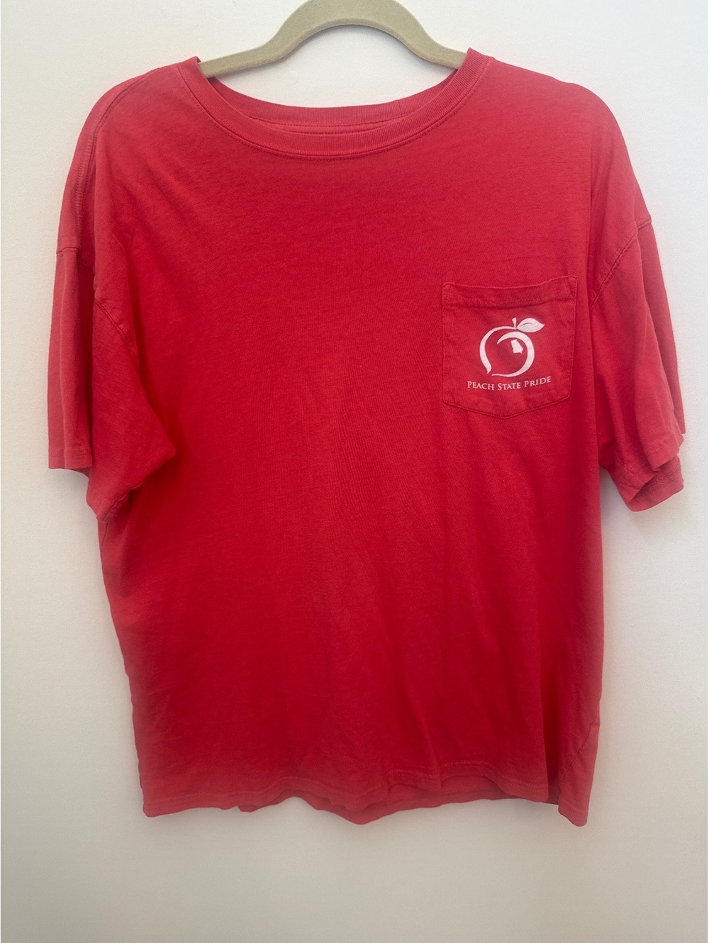 Peach State Pride Ponce City Park Atlanta Coca-Cola Red Cotton T-Shirt